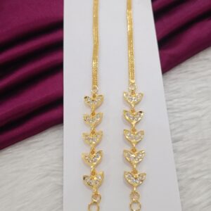 Impon Maatal Ear Chain With Stone Design