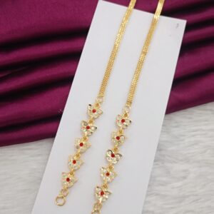 Gold Finish Impon Maatal with Ethnic Design