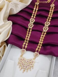 Bridal Impon Haram with Stone Pendant