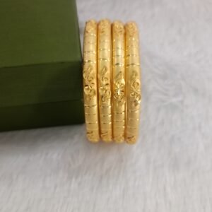 Temple Style Gold Plated Bangles