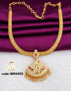 Designer Stone Bridal Impon Attigai