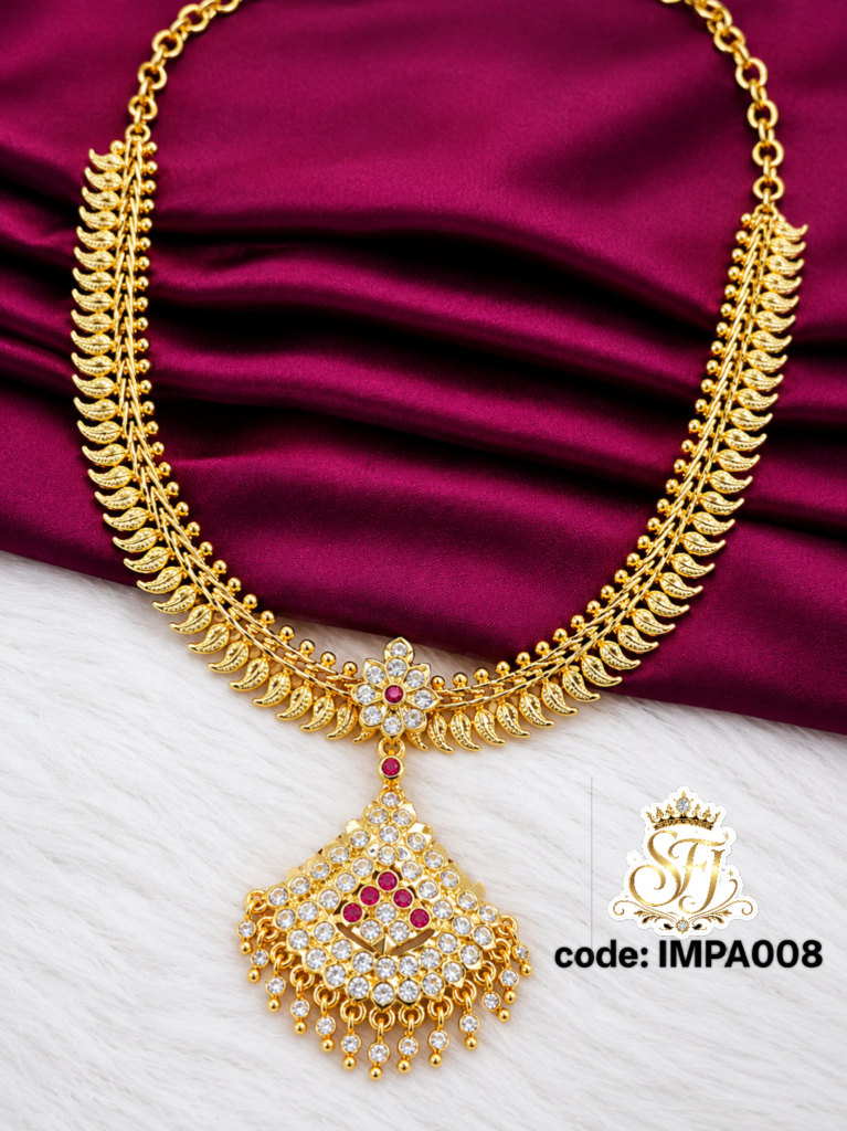 Premium Bridal Stone Impon Attigai