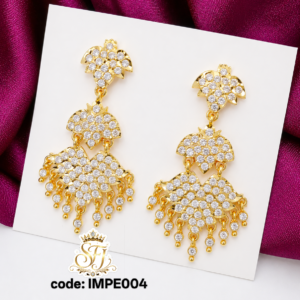 Premium Stone Bridal Impon Earrings