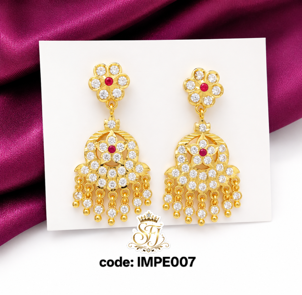 Royal Bridal Impon Earrings