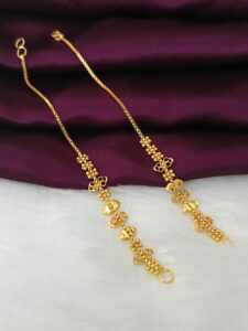 One gram gold plated maatal(ear chain)
