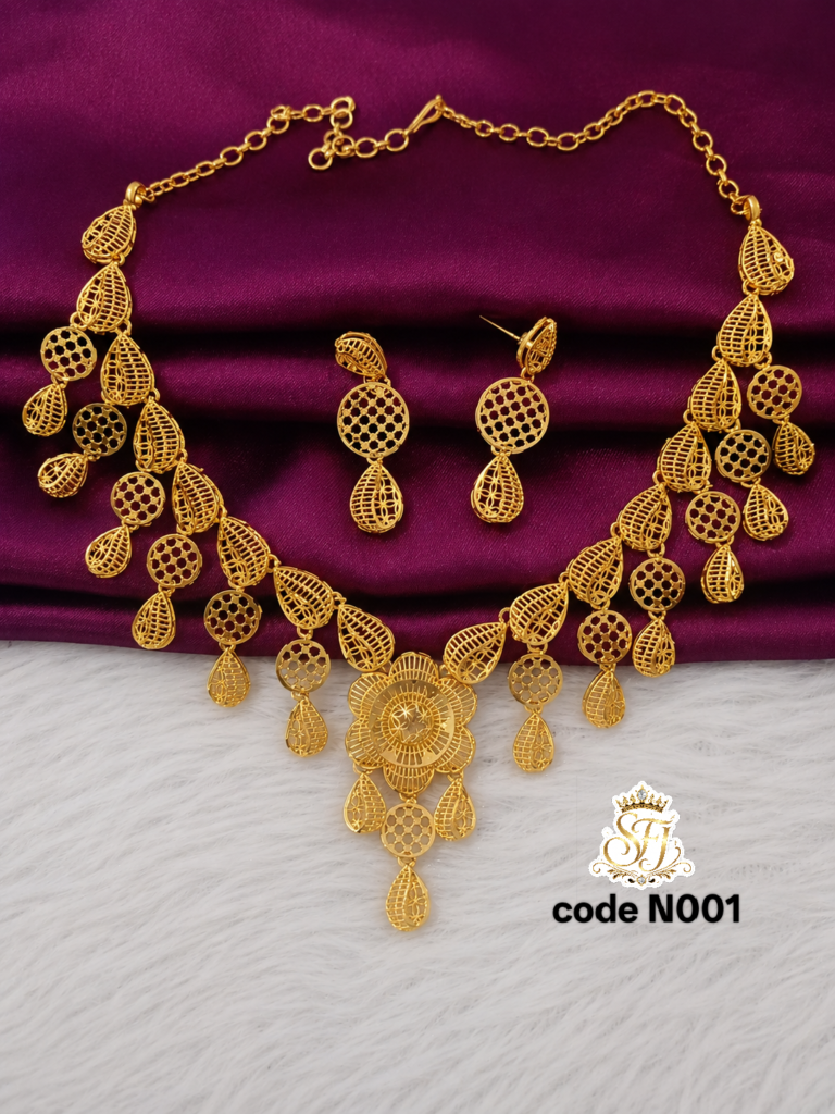 Gold plated turkish necklace