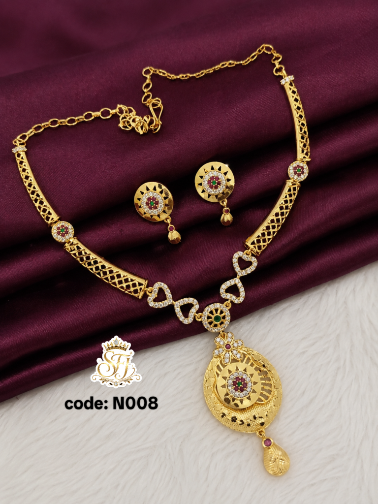 Gold plated Ad necklace