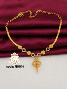 New gold look  Ad neck set
