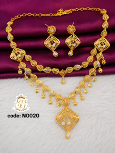 Turkish tri color necklace