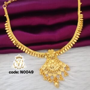 One gram gold plated necklace