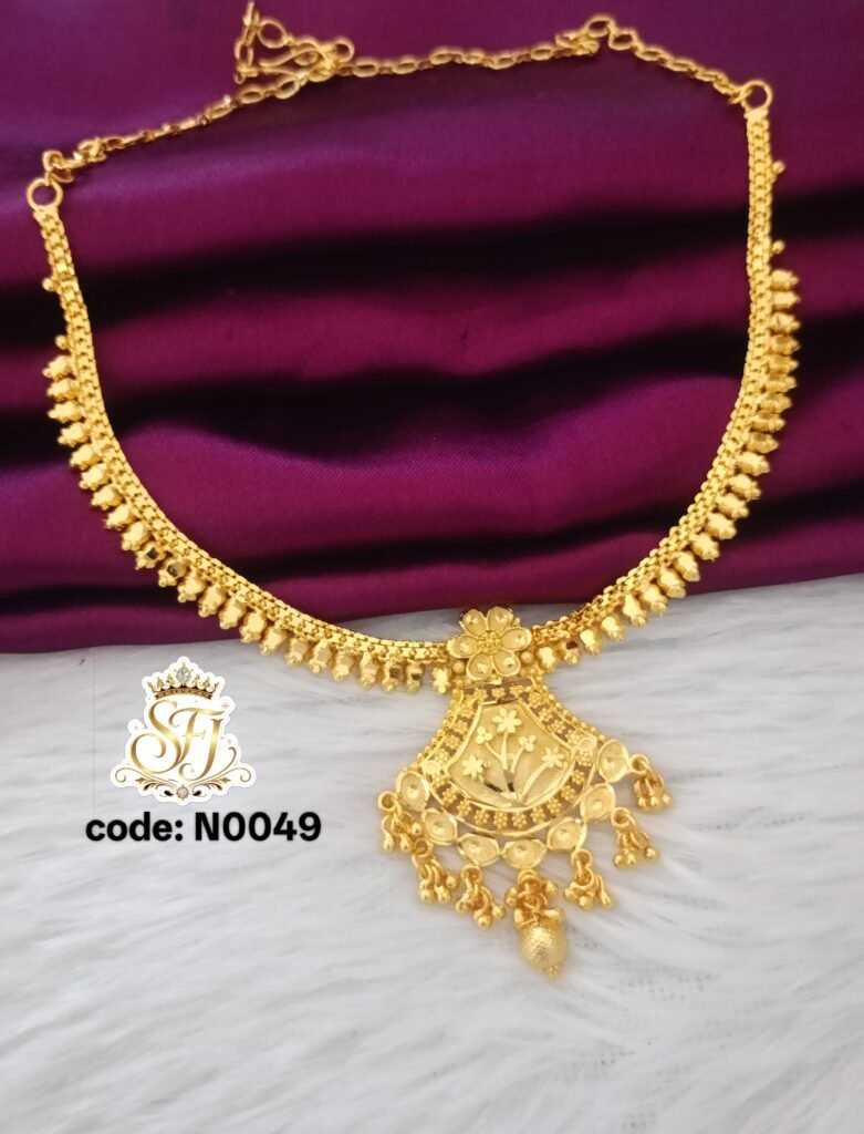 One gram gold plated necklace