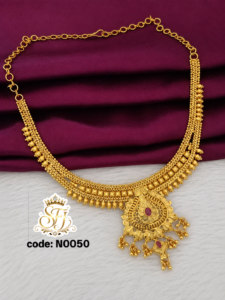 One gram gold plated necklace