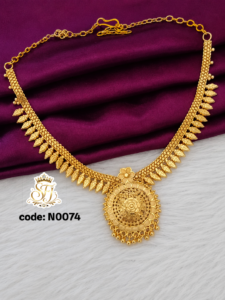 One gram gold plated necklace