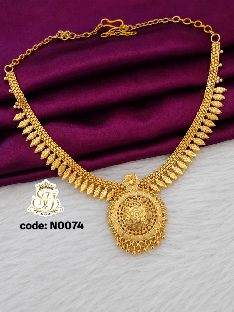 One gram gold plated necklace
