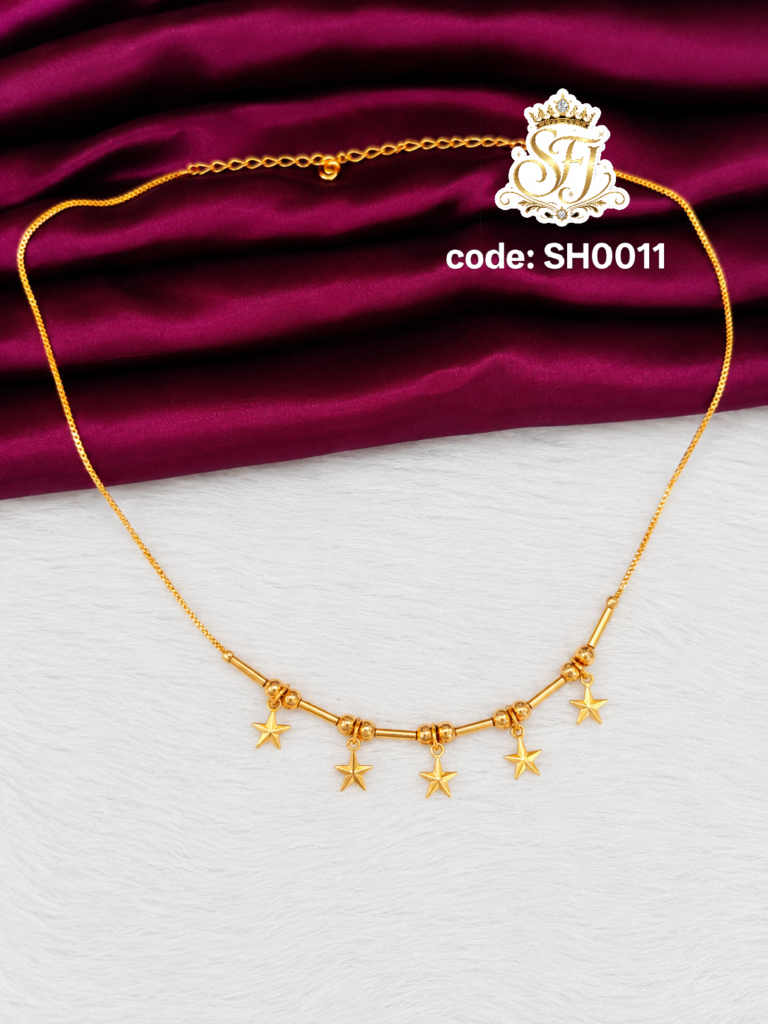 Star hanging elegant necklace