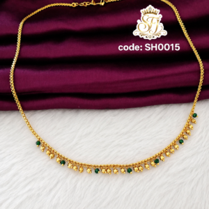 Traditional dark green drop short chain