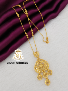 Floral pendent chain