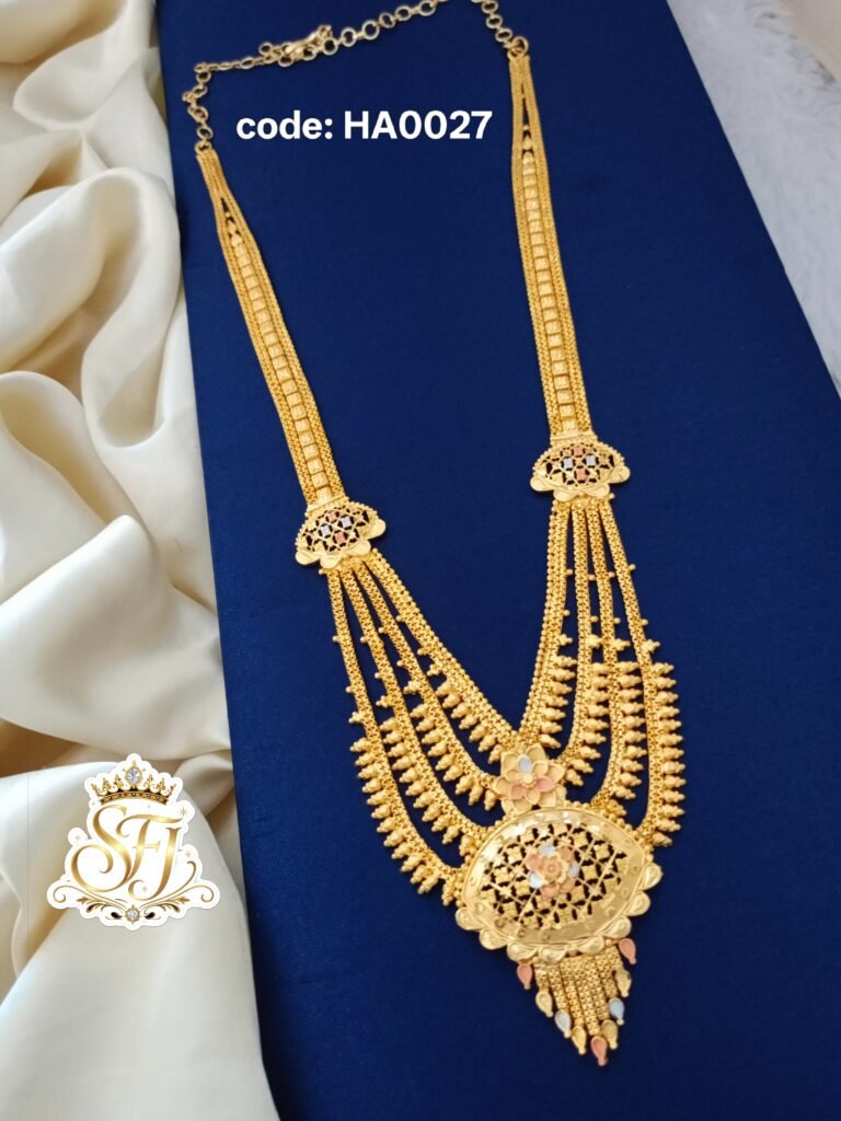 Gold plated layered haram