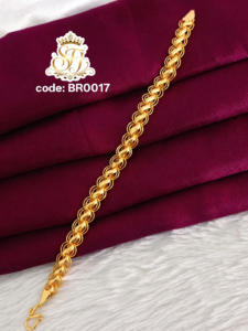Gold look chain bracelet