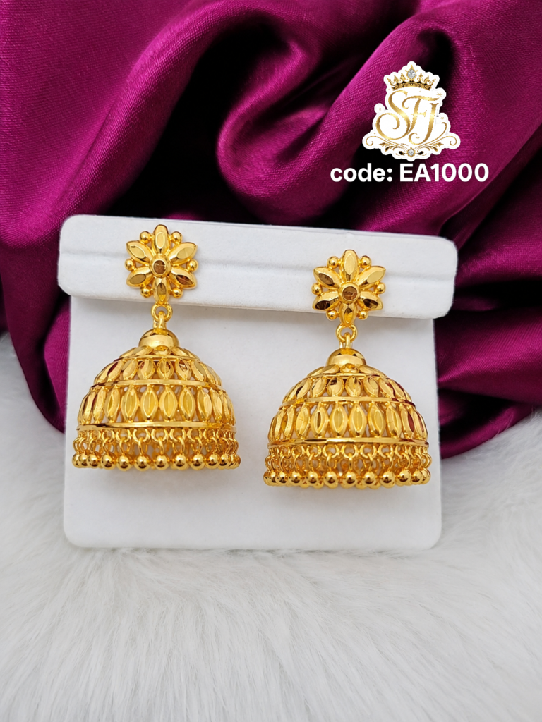 Traditional bridal jumkha