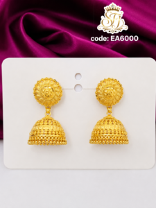 Floral stud jumkha