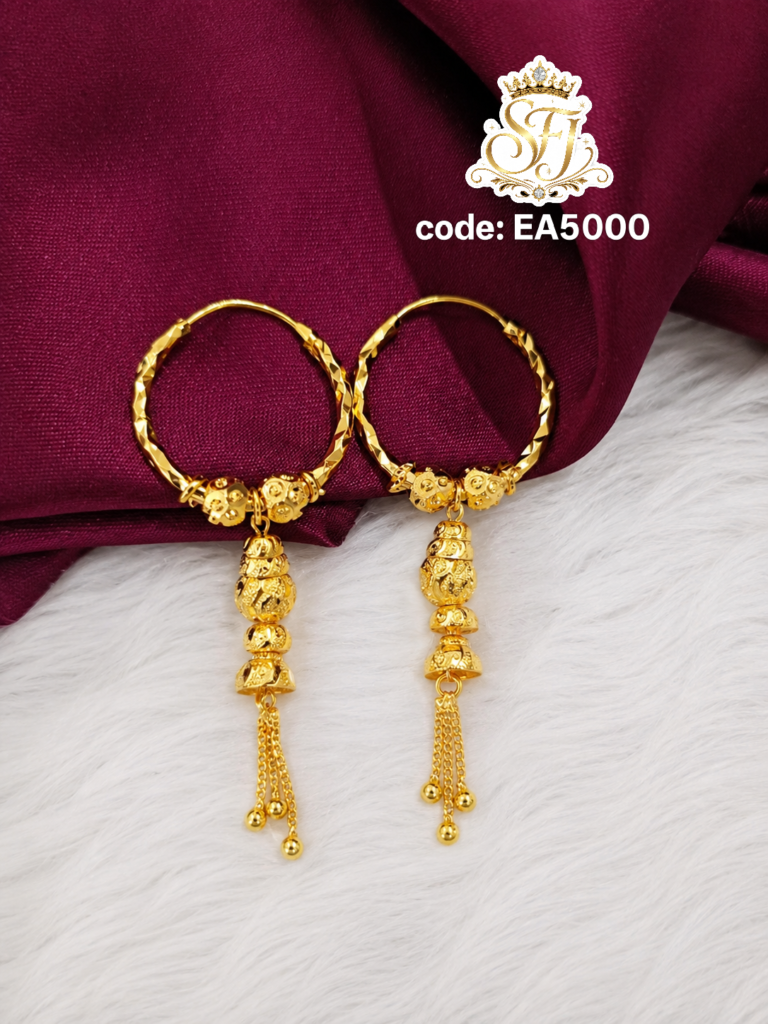 Ball chain earrings
