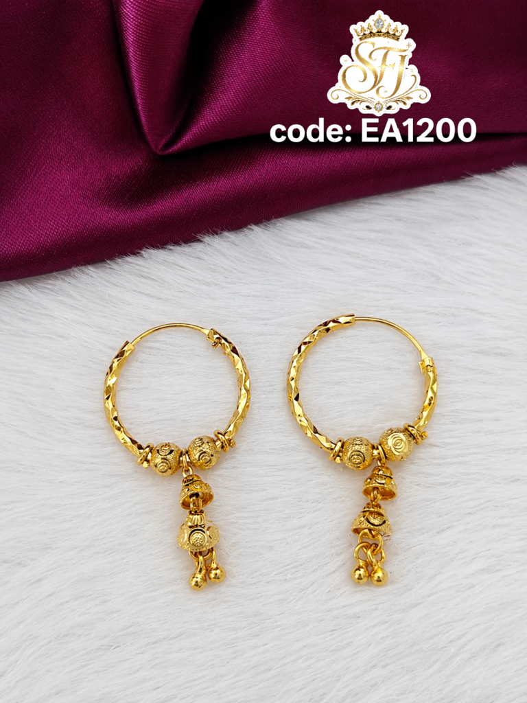 gold plated earrings