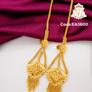 long Bridal earring attached with mattel