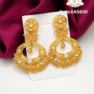 Trational look earring