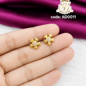Star deisgn stud earrings