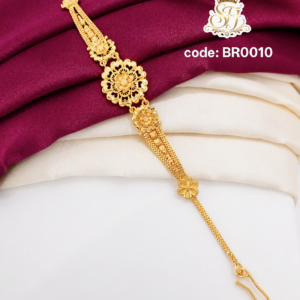 Traditional floral center piece bracelet