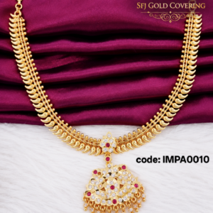 Elegant White Stone Impon Attigai