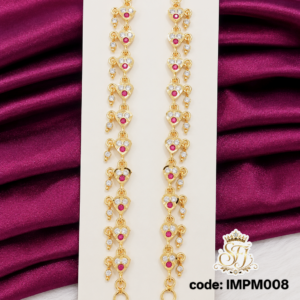 Impon stone Maatal Ear Chain With Stone Design