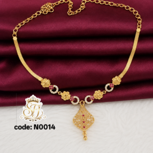 New gold look  Ad neck set