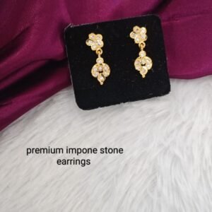 gold shine impone earring