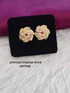 trendy impone earrings