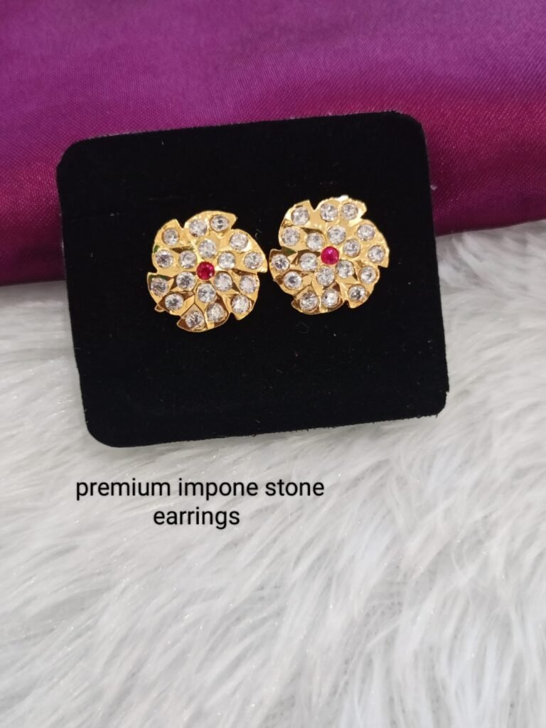 trendy impone earrings