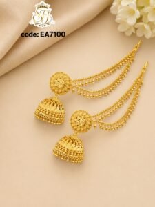 gold shine Mattal Earring