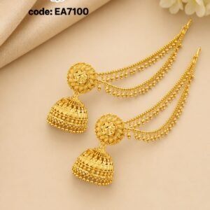 gold shine Mattal Earring