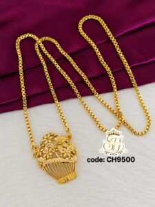 floral pendent chain