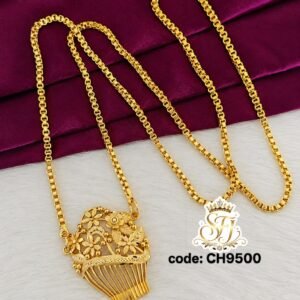floral pendent chain
