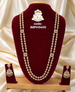 . Elegant Floral Long Haram Set