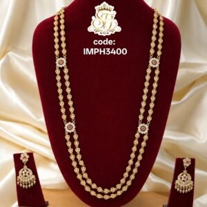 . Elegant Floral Long Haram Set