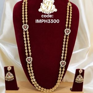 Heart Design Long Haram Set