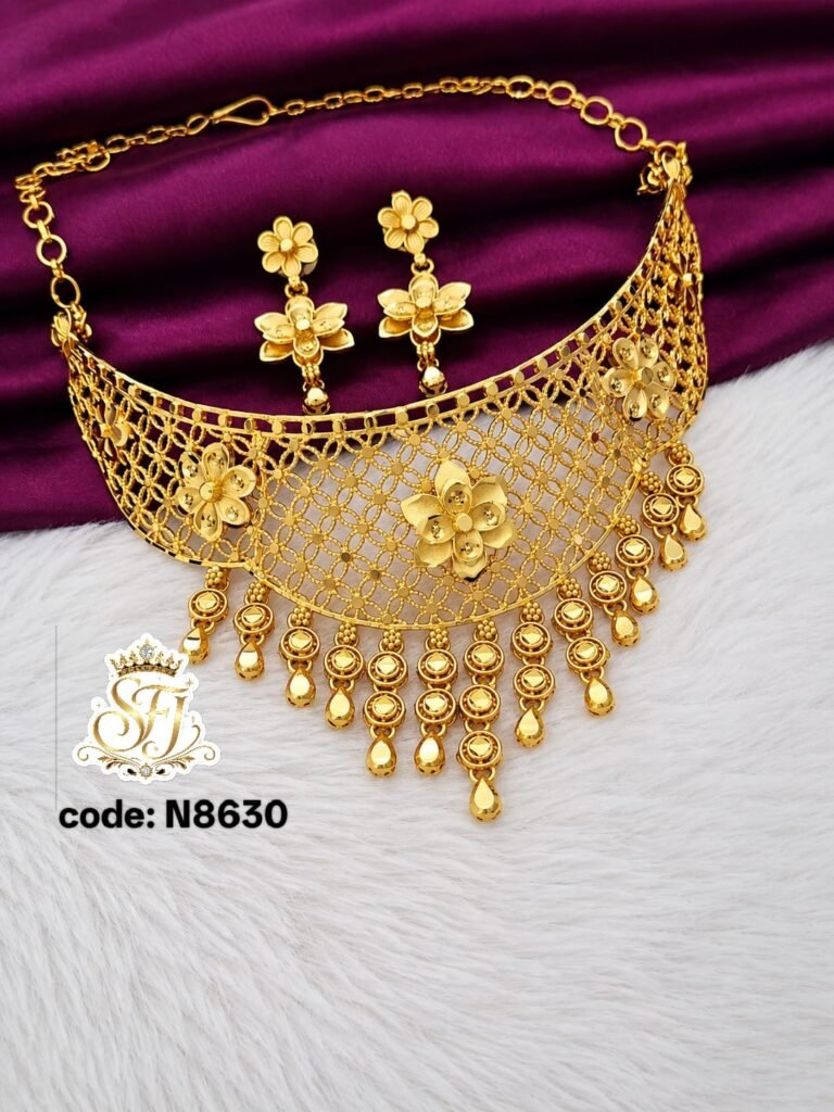 Floral Designer Choker Set