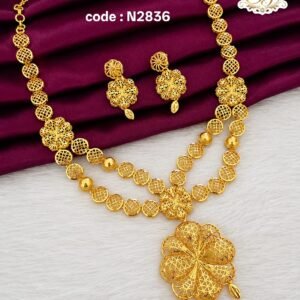 floral necklace set