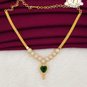 Floral Ruby green necklace