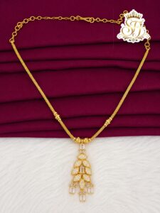 white drop necklace