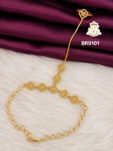 Floral design bracelet Ring