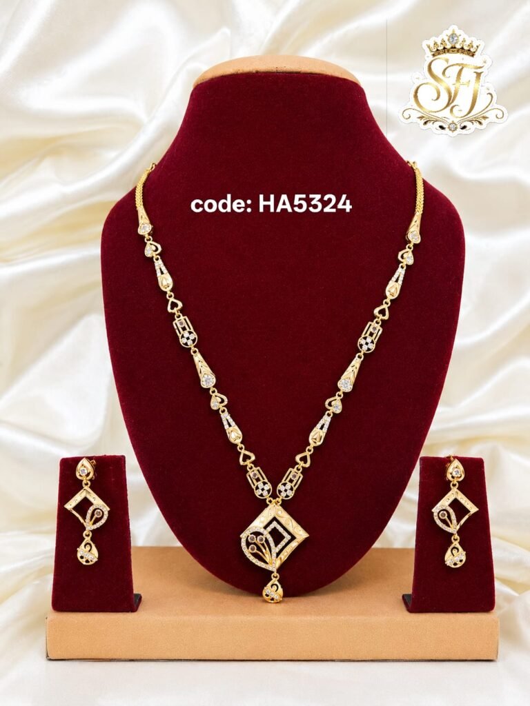 Designer Stone Work Necklace Set